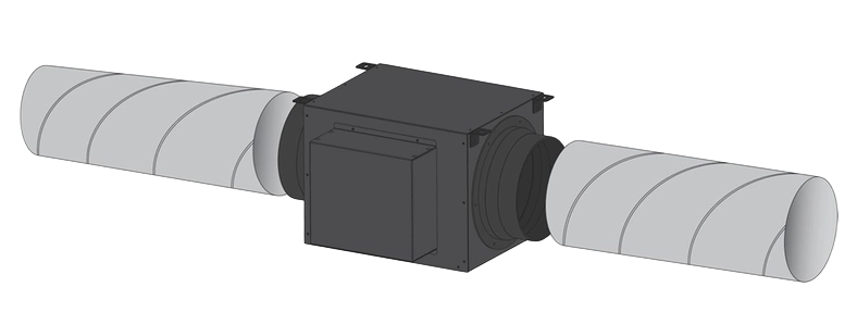 Chauffage électrique MyCond MC-DH – intégration dans les conduits d'air pour un chauffage fiable de l'air