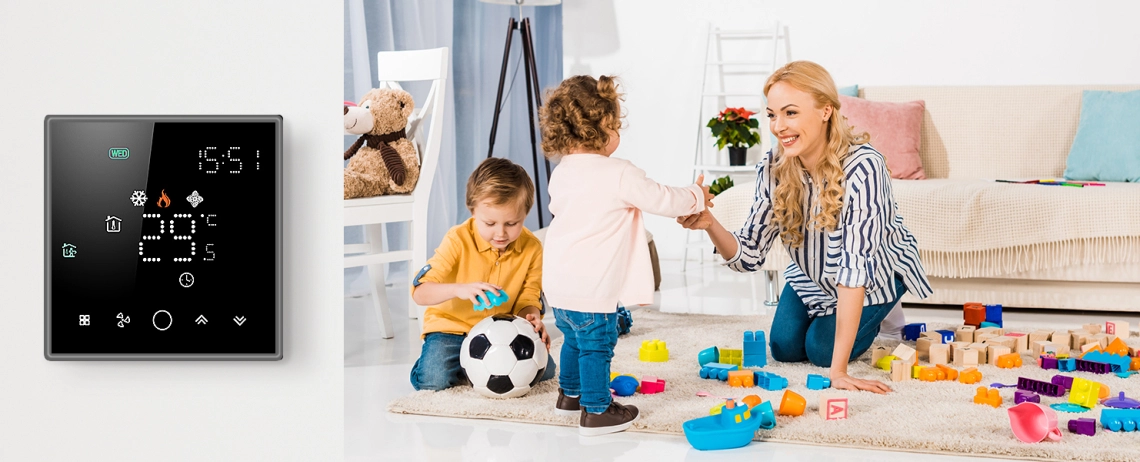 Thermostat pour ventilo-convecteurs MyCond Block - un climat confortable pour la famille