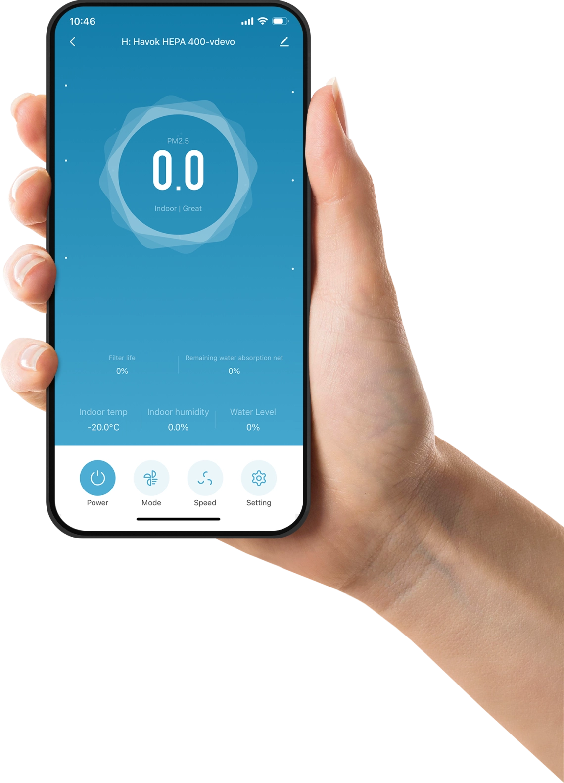MyCond H:HAVOK HEPA 400 Wi-Fi intégré pour le contrôle