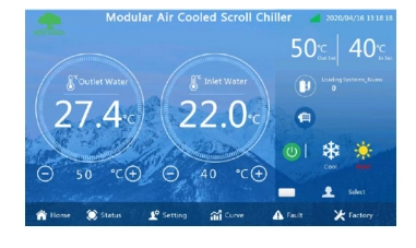 Panneau de commande MyCond Inverter MCU-YHI