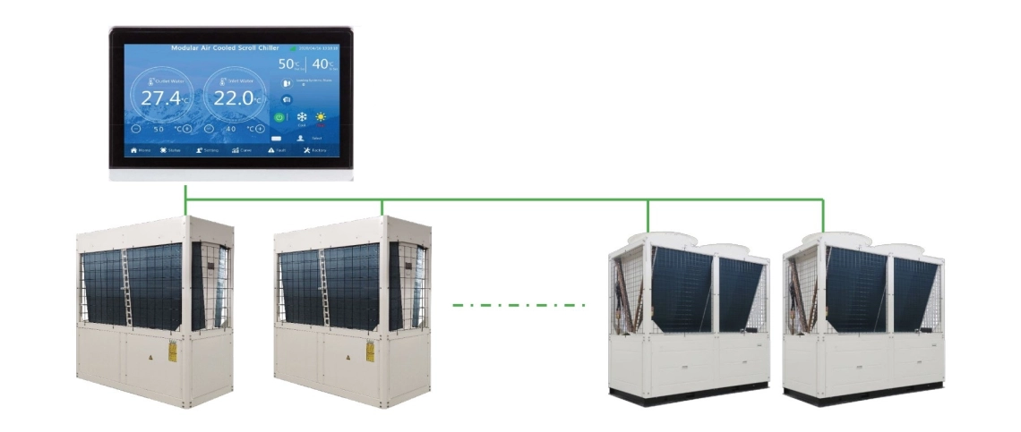 Pompes à chaleur MyCond Inverter MCU-YHI avec régulation par capteurs