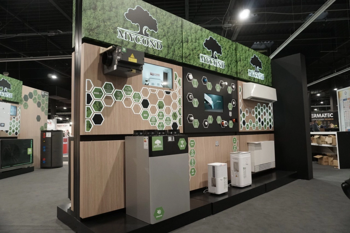 Présentation de Mycond à l'Expo HVAC de Varsovie.