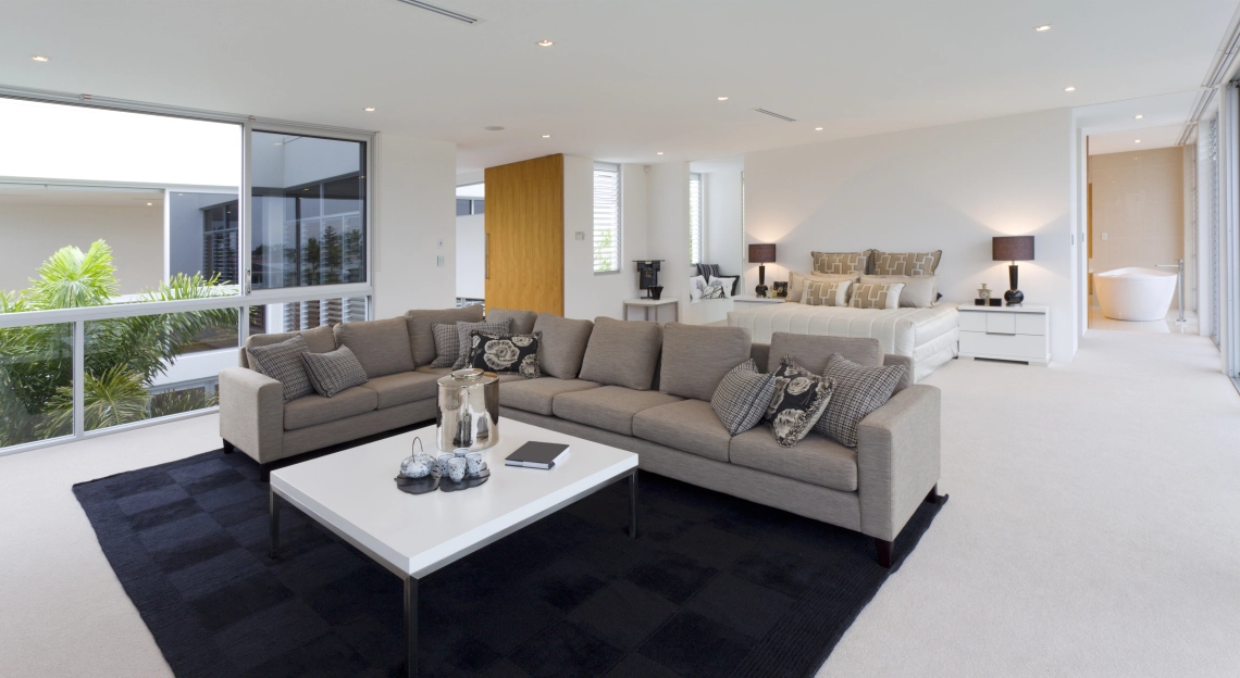 MyCond MCFC Chambre dhôtel moderne équipée dun ventilo-convecteur à efficacité énergétique de type ESP moyen.