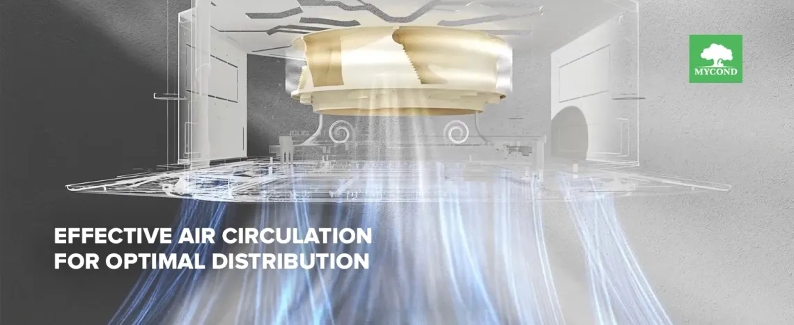 MyCond MCFK-A2/4 sch&eacute;ma de circulation d'air efficace