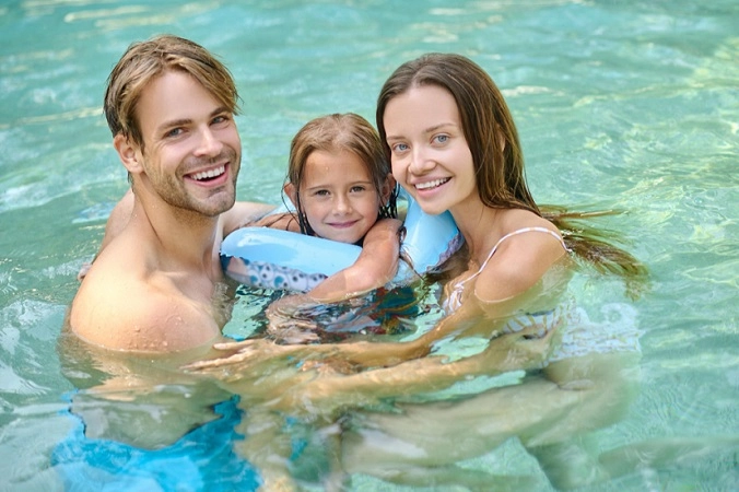 MyCond MID MSP piscine pompe à chaleur vacances en famille