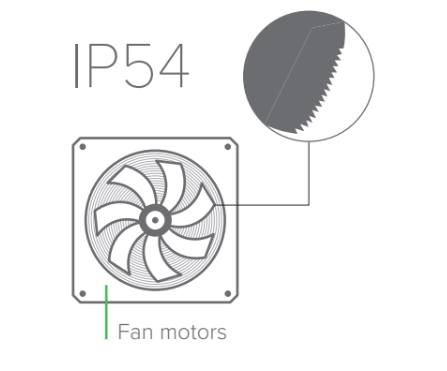MyCond Standard MCU YH moteurs de ventilateurs avec classe de protection IP54