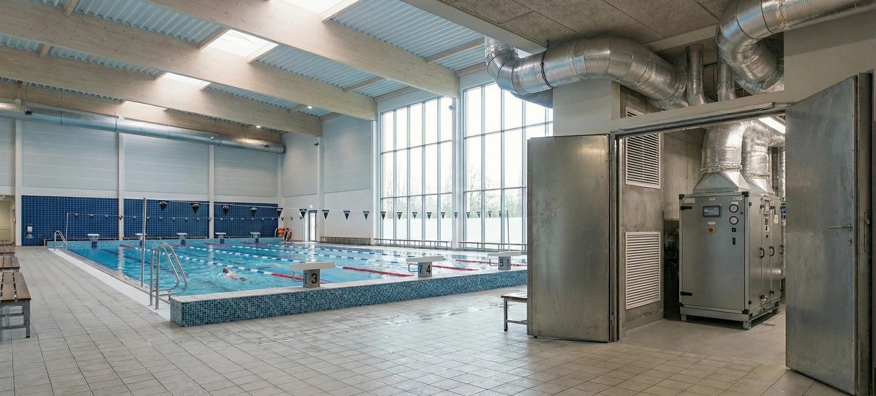 Déshumidificateur avec échangeur de chaleur anticorrosion pour environnements humides Mycond MID-MSP