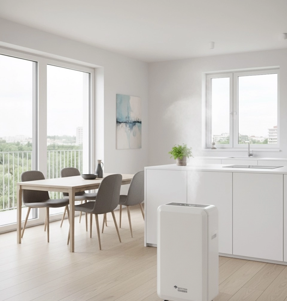 D&eacute;shumidificateur avec mode silencieux, &eacute;conomie d