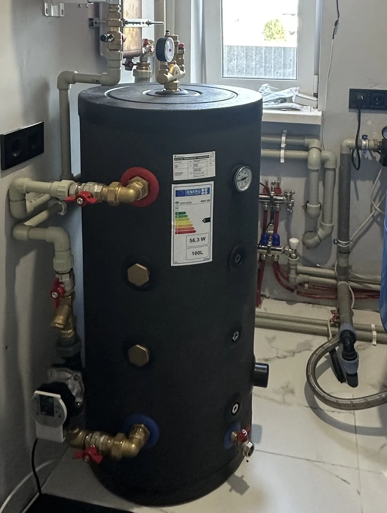 Maison privée avec pompe à chaleur Mycond MBasic