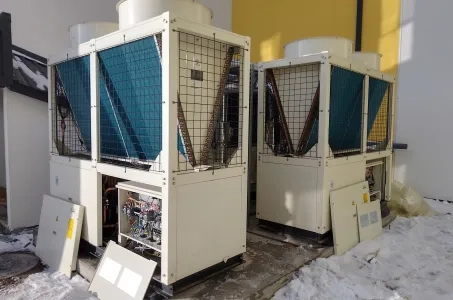 Système de climatisation commerciale alimenté par la pompe à chaleur modulaire Mycond