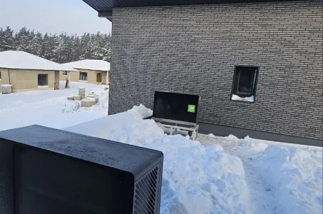 Résidence privée prête pour l'hiver avec le système de pompe à chaleur Mycond BeeSmart