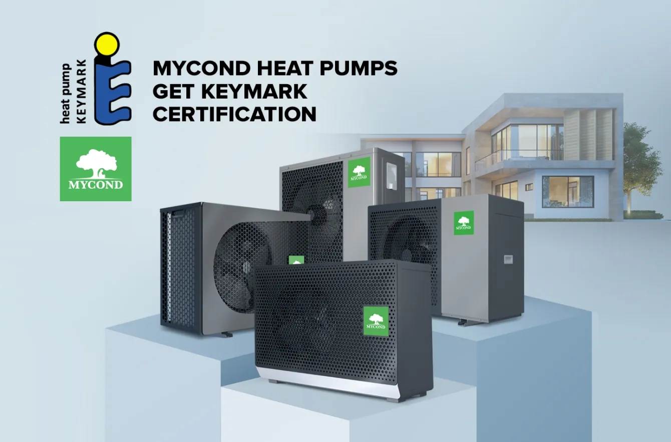 Les pompes à chaleur Mycond sont certifiées par Keymark !