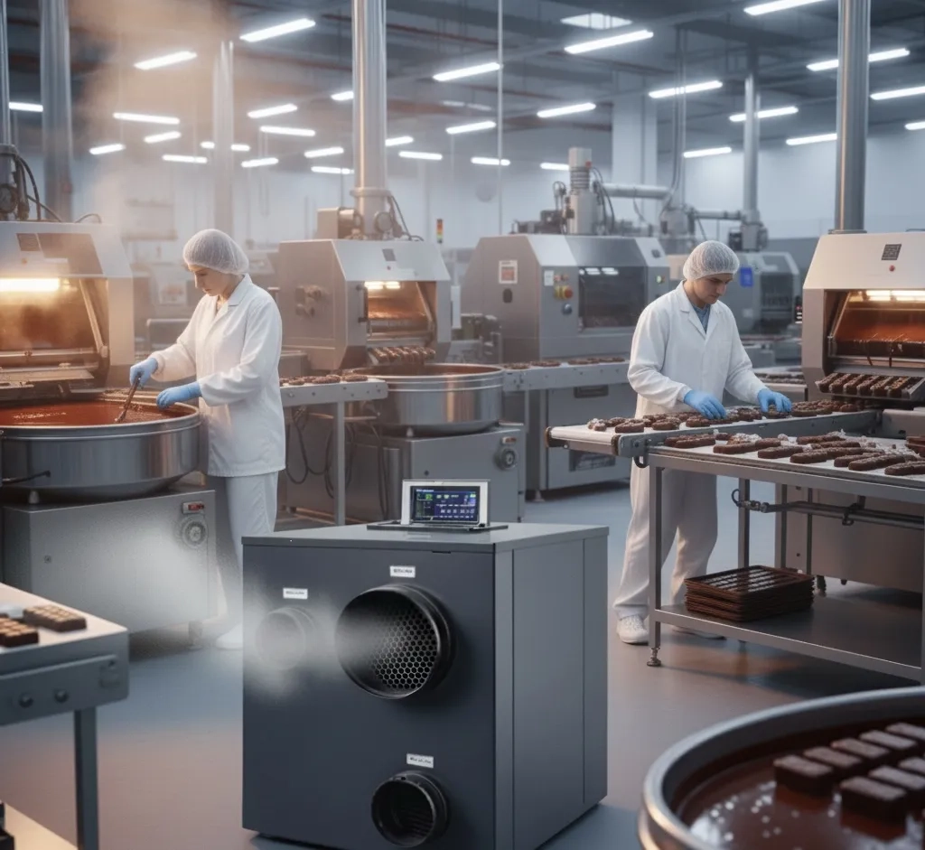 Calcul de la charge thermique des déshumidificateurs à adsorption : compensation de l'échauffement de l'air dans les systèmes de climatisation