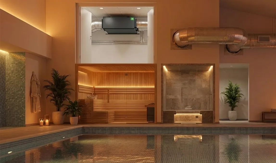 Exigences pour le local du déshumidificateur gainable MSHA(C) : local technique, conduits d’air, espace et fonctionnement en continu